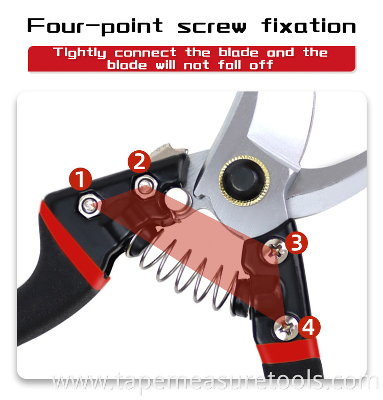 Sk5 steel good quality Factory wholesale trimming scissors garden shears branch cutting pruning shears